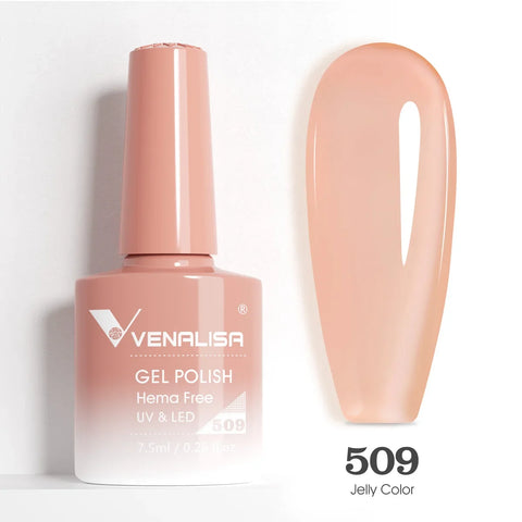 Venalisa VIP5 HEMA FREE Jelly Pink Nude Collection Nail Gel Polish