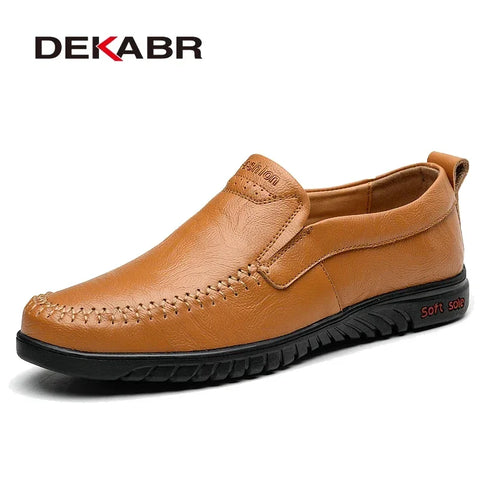 DEKABR Echt leren heren casual schoenen loafers