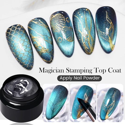 BORN PRETTY 5ml Magician Stamping Top Coat