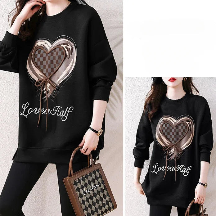 Green Baggy Sweatshirt for Women