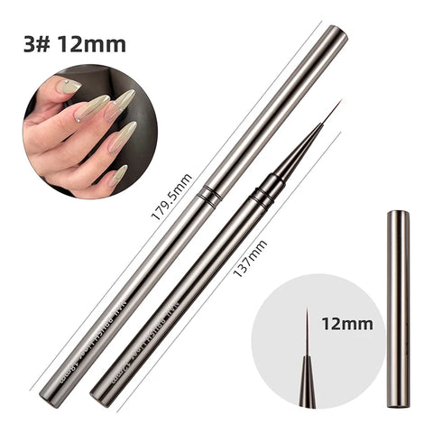 BORN PRETTY Nail Liner Brush Set for Artistic Nail Designs