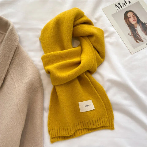 Korean Cashmere Scarf for Women