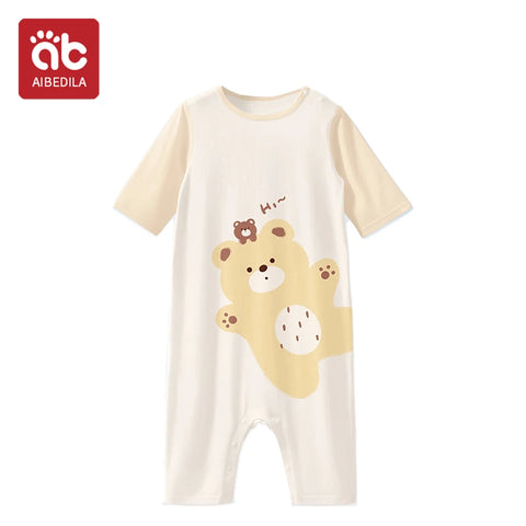 AIBEDILA Zomer Baby Peuter Bodysuits - Comfortabel &amp; Stijlvol voor Kleine Avonturen 