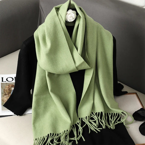62 Color Winter Scarf for Women - Warm Cashmere Shawl