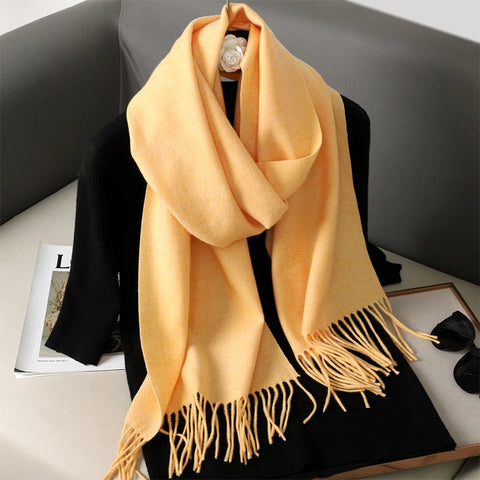 62 Color Winter Scarf for Women - Warm Cashmere Shawl