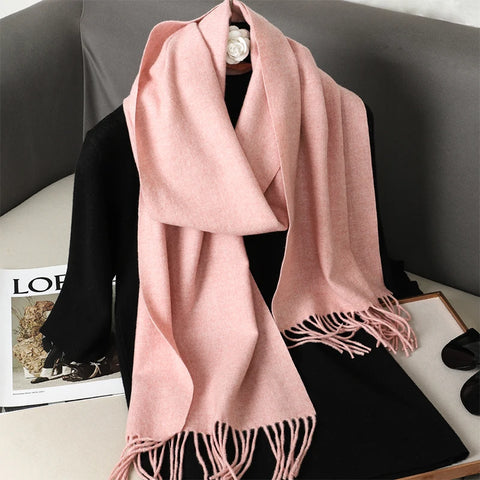 62 Color Winter Scarf for Women - Warm Cashmere Shawl