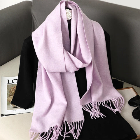 62 Color Winter Scarf for Women - Warm Cashmere Shawl