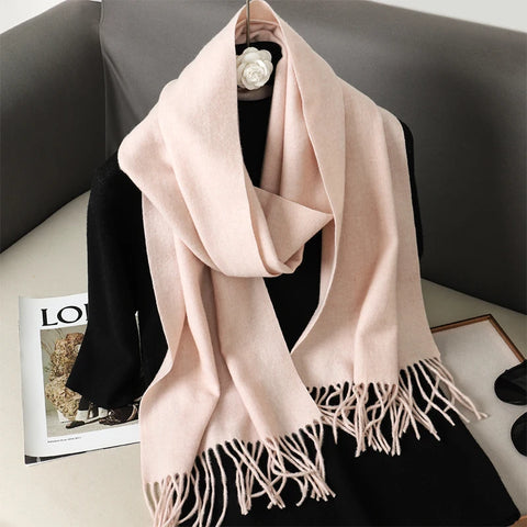 62 Color Winter Scarf for Women - Warm Cashmere Shawl