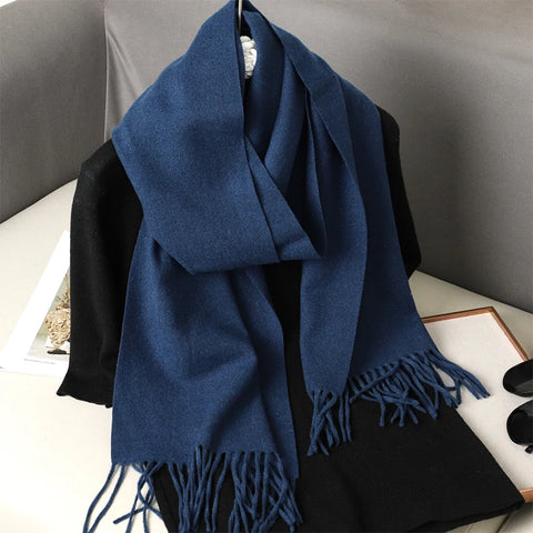 62 Color Winter Scarf for Women - Warm Cashmere Shawl
