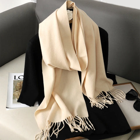 62 Color Winter Scarf for Women - Warm Cashmere Shawl