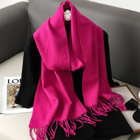 62 Color Winter Cashmere Scarf for Women