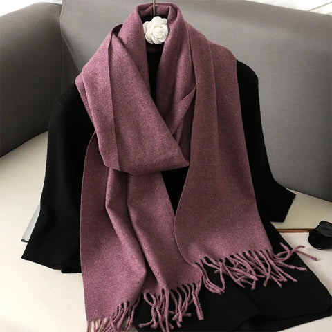 62 Color Winter Scarf for Women - Warm Cashmere Shawl
