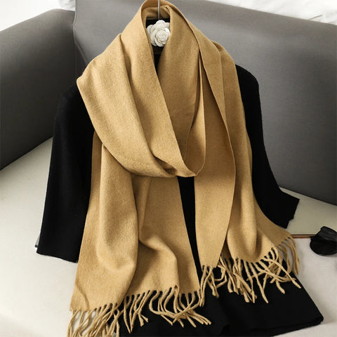 62 Color Winter Scarf for Women - Warm Cashmere Shawl