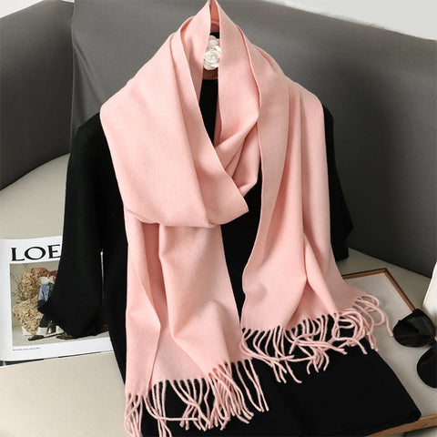 62 Color Winter Scarf for Women - Warm Cashmere Shawl
