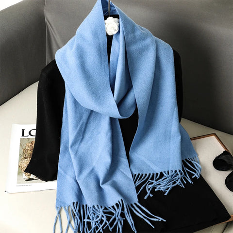 62 Color Winter Cashmere Scarf for Women