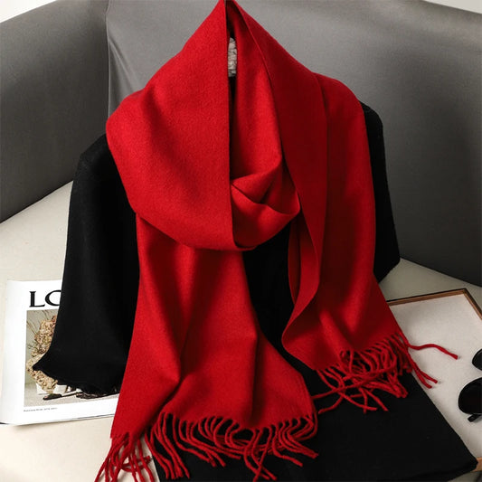 62 Color Winter Scarf for Women - Warm Cashmere Shawl