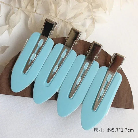 Cherry Pink Seamless Edge Clip - 2-4pcs Duckbill Hairpin for Women and Girls