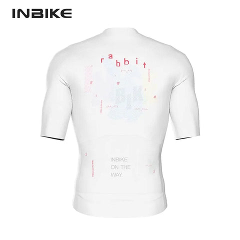 INBIKE Men's Summer Cycling Jersey - Quick-Dry Short Sleeve Bicycle Top for Road and MTB