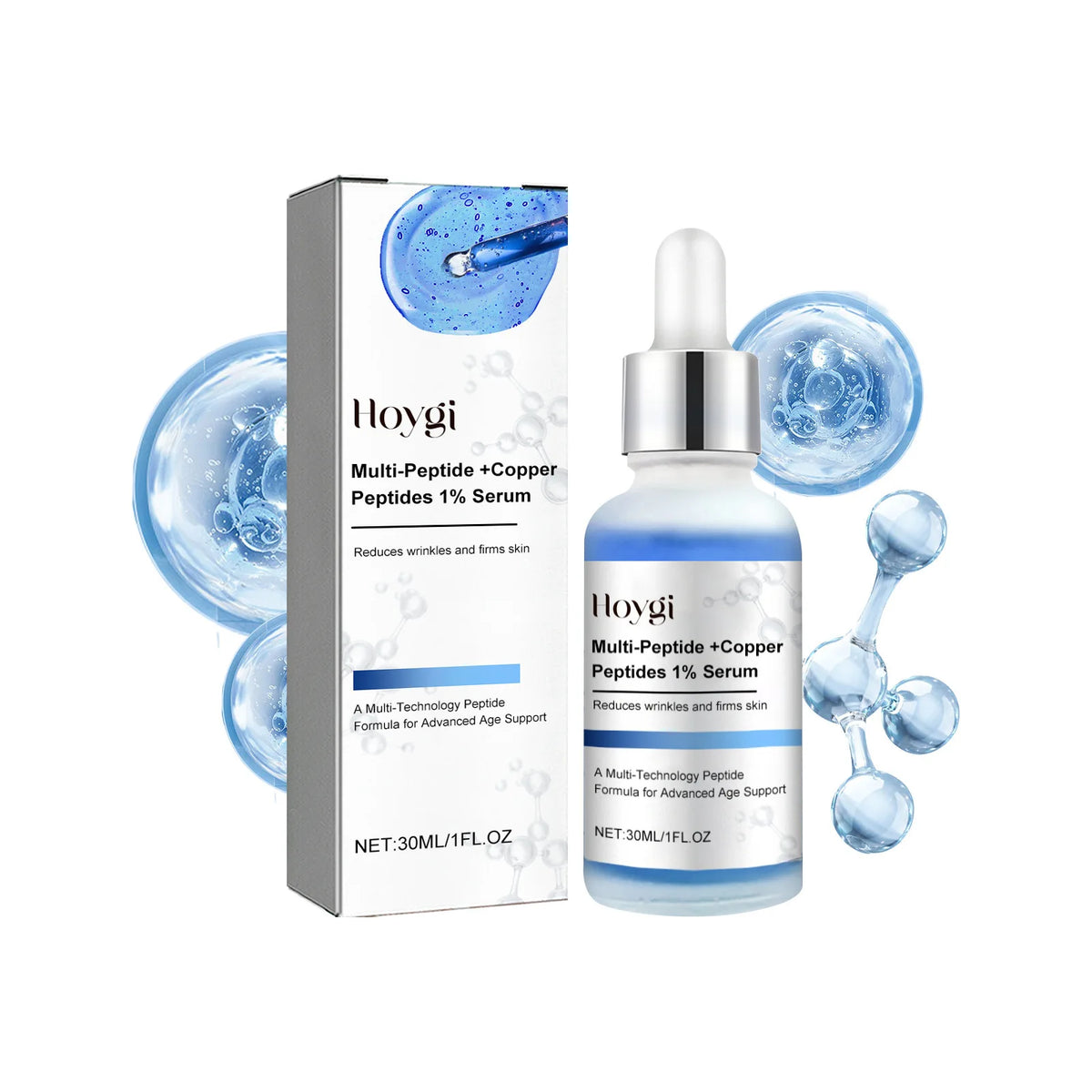 Blue Copper Peptide Serum for Youthful Skin