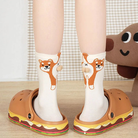 Unisex Three-Dimensional Dog Egg Socks - A Unique Gift for Dog Lovers