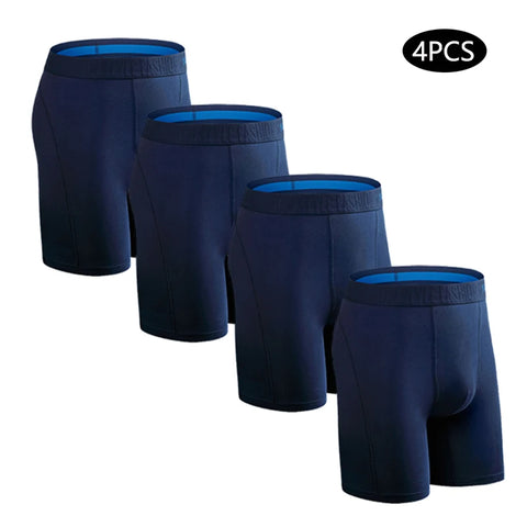 4 stuks Plus Size Lange Boxers voor Heren