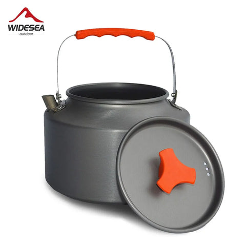Widesea 1.1L 2L 1.5L Camping Water Kettle - Outdoor Coffee Kettle & Picnic Set