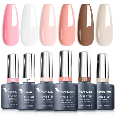 Venalisa VIP5 HEMA FREE Jelly Pink Nude Collection Nail Gel Polish