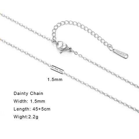 Skyrim Stainless Steel Gold Color Chain Necklace for Women – Minimalist Cuban Paperclip Twisted Snake Chain Fashion Jewelry