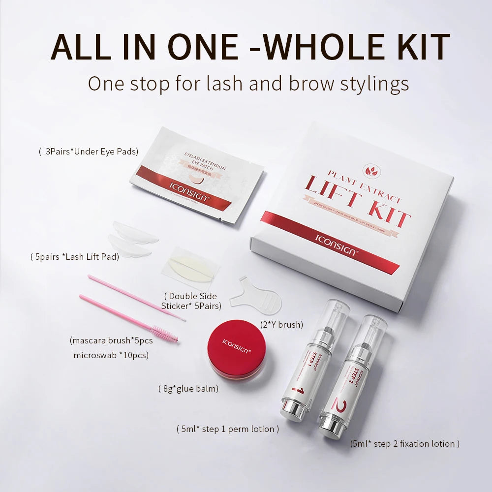ICONSIGN Cysteamine Lift Kit for Eyelashes & Brows