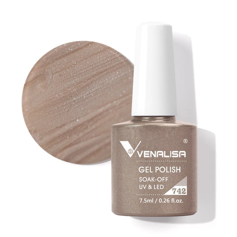 Venalisa HEMA GRATIS Nagelgellak Glitter - French Nail Jelly Pink Nude Collectie