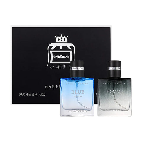 Man Perfumes Classic Pure BLUE Black EAU DE PARFUM with Pheromones - Azure Fragrance Body Spray for Men