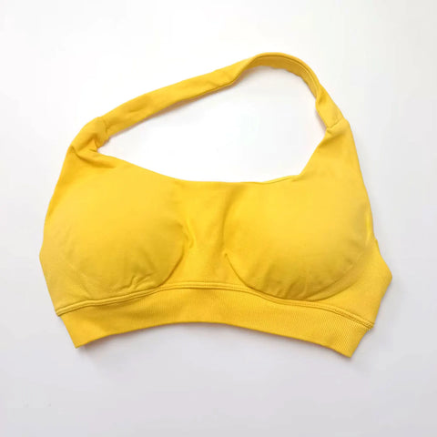 NCLAGEN Impact Sports Bra for Women - High Support Halter Top for Gym and Yoga