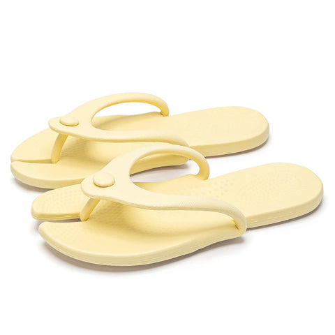 EVA Women Flip Flops - Foldable Detachable Beach Slippers
