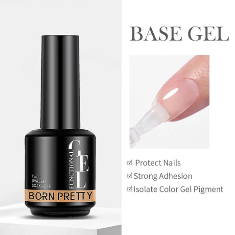 BORN PRETTY 15ml Function Gel Base Super Top Coat