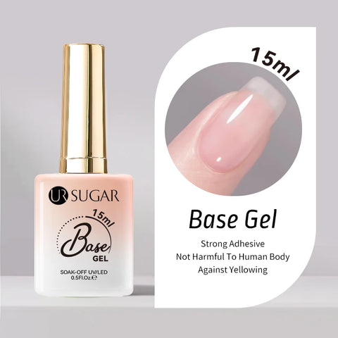 UR SUGAR 15ml Fiber Rubber Base Gel for Nail Repair