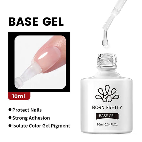 BORN PRETTY 10ml Clear Blooms Gel Polish for Marble Nail Art