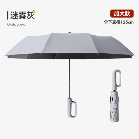 Extra Large Reinforced Umbrella - Wind and Rain Resistant, UV Blocking, Fully Automatic Parasol