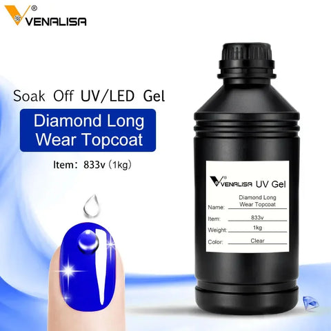 #809 Super Quality 1KG No Wipe Top Coat Primer Base Coat UV Gel
