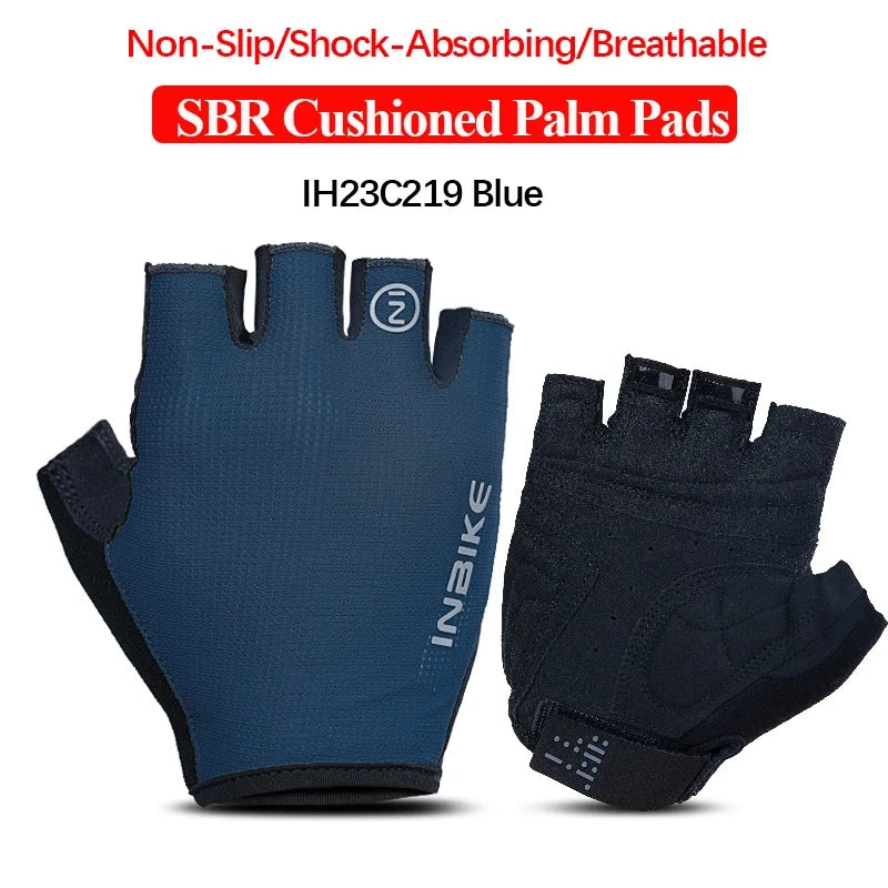 INBIKE Shockproof GEL Pad Cycling Gloves for Men and Women - Half Finger Sports Gloves for Summer Cycling and Gym Fitness (Model IF239)
