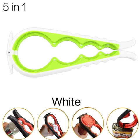 JJYY Multi-functional Home Kitchen Can Opener - Non-slip Twist Bottle Opener Tool