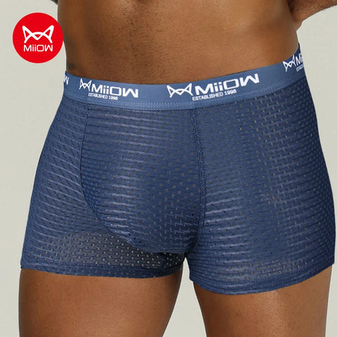 MiiOW Mesh Heren Ondergoed Boxershorts 
