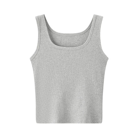 Semir Cropped U-hals vest voor dames 