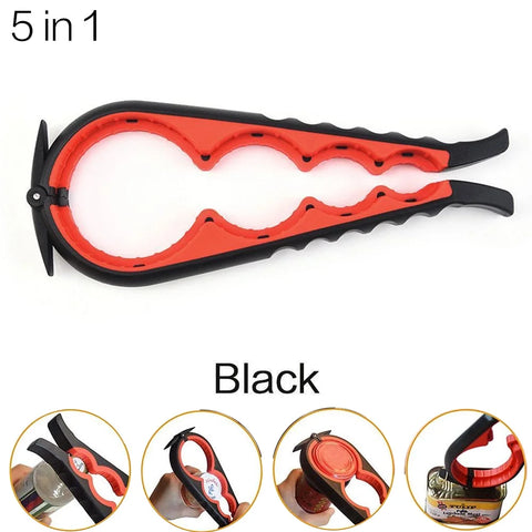 JJYY Multi-functional Home Kitchen Can Opener - Non-slip Twist Bottle Opener Tool