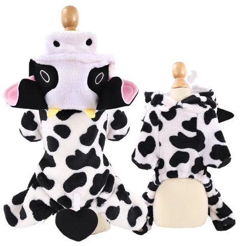 Soft Warm Fleece Dog Jumpsuits for Small Dogs, Puppies, and Cats - Cozy Hoodies for Chihuahua and Yorkshire Terriers