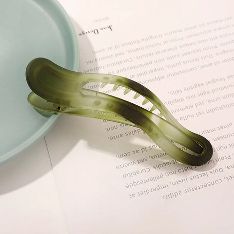 Acrylic Matte Duckbill Hair Claws and Barrettes - Stylish Hair Accessories for Women