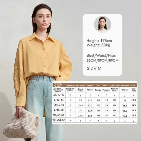 AMII 2025 New Arrival Autumn Office Lady Shirt
