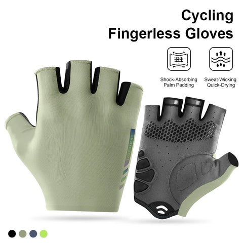INBIKE Nieuwe fiets handschoenen met reflecterende strepen en ademend mesh voor mountainbiken en racefietsen