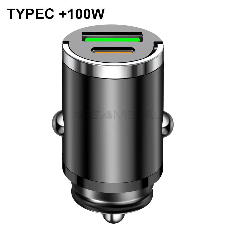 SEAMETAL 100W Fast Charge Car Charger