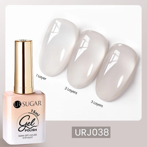 UR SUGAR 15ml Fiber Rubber Base Gel for Nail Repair
