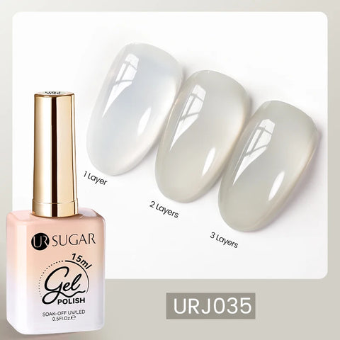 UR SUGAR 15ml Fiber Rubber Base Gel for Nail Repair